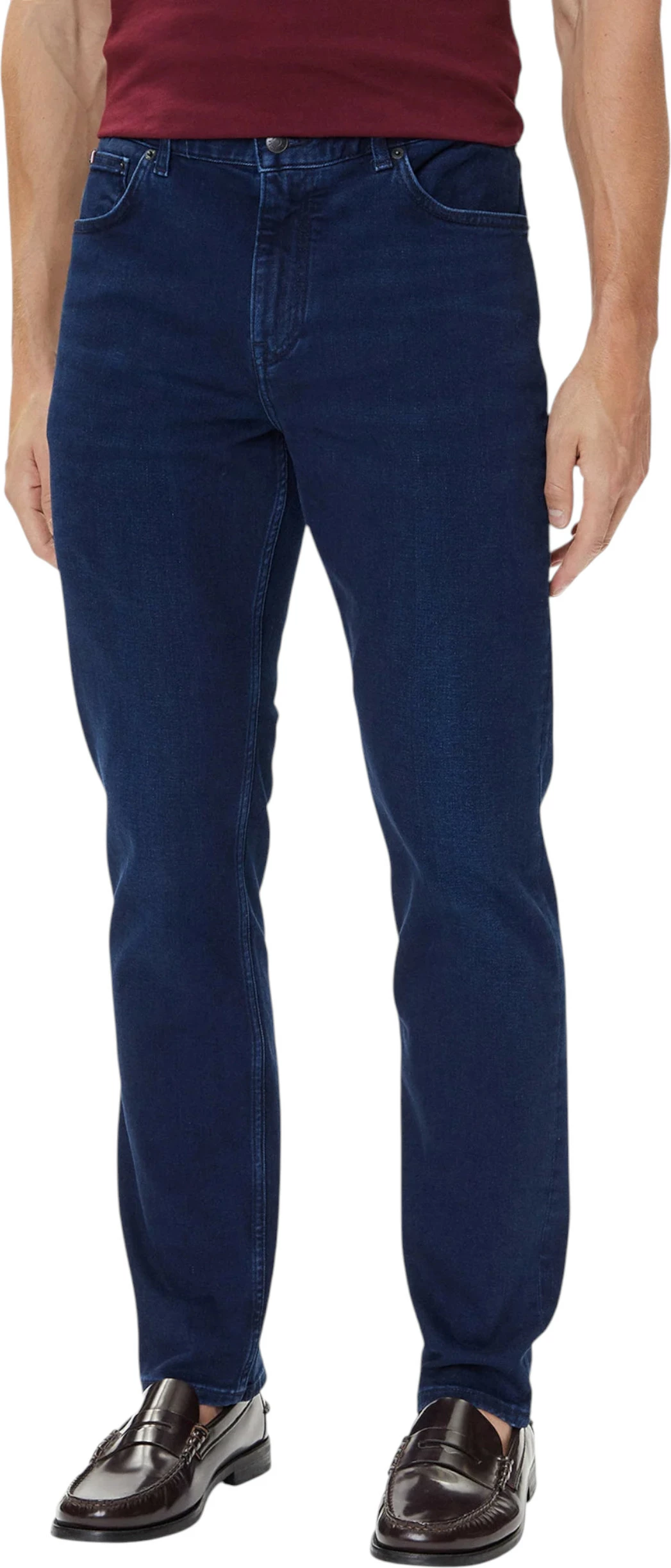 Xhinse për meshkuj Tommy Hilfiger Straight Denton SSTR MW0MW39662, denim i errët [Madhësia: W38 L32]