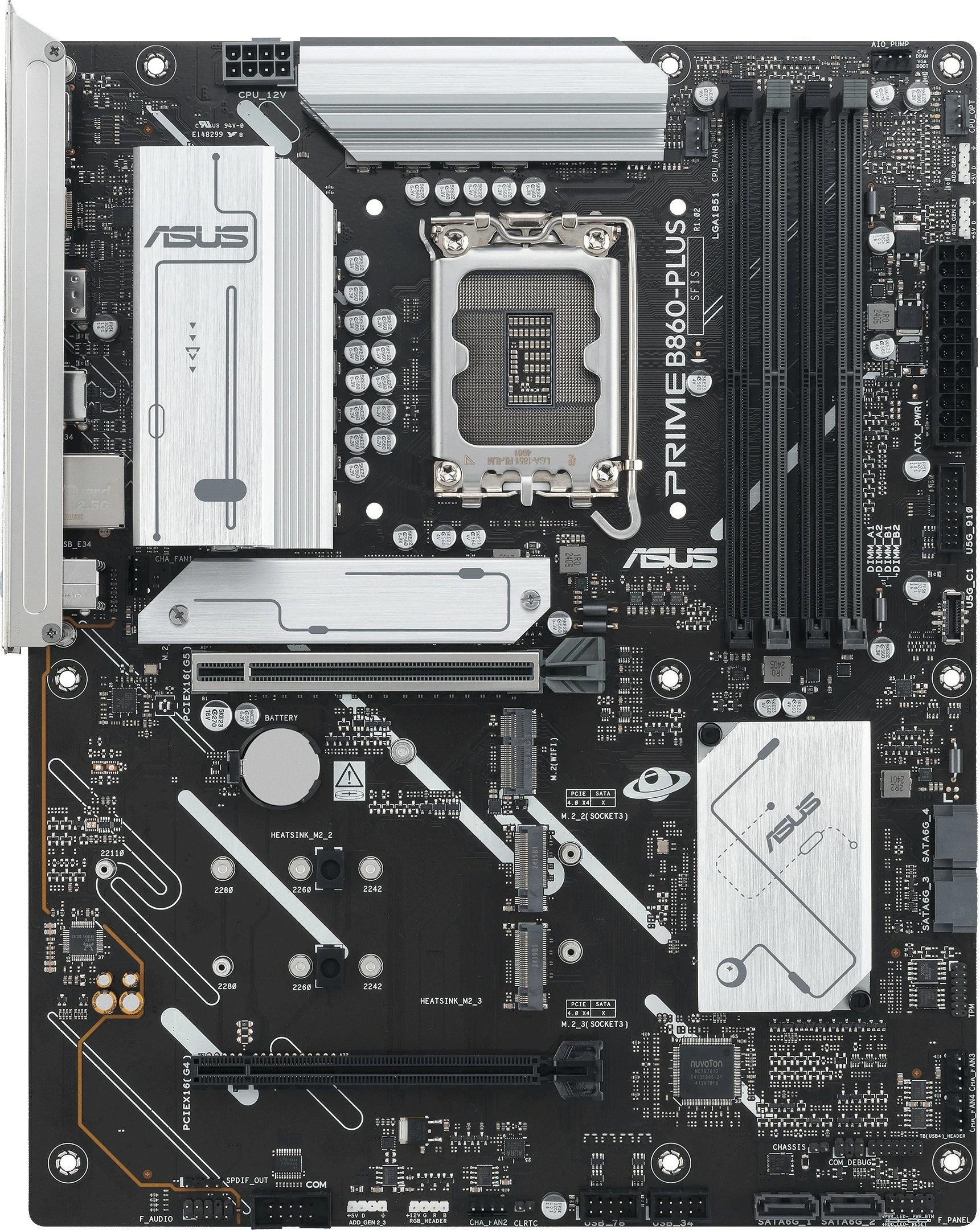 Pllakë amë ASUS PRIME B860-PLUS-CSM, LGA1851, ATX