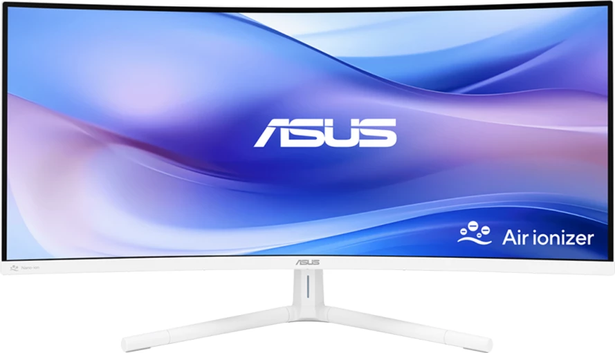 Monitor i lakuar ASUS VU34WCIP-W 34" WQHD 100Hz USB-C PD 65W, i bardhë