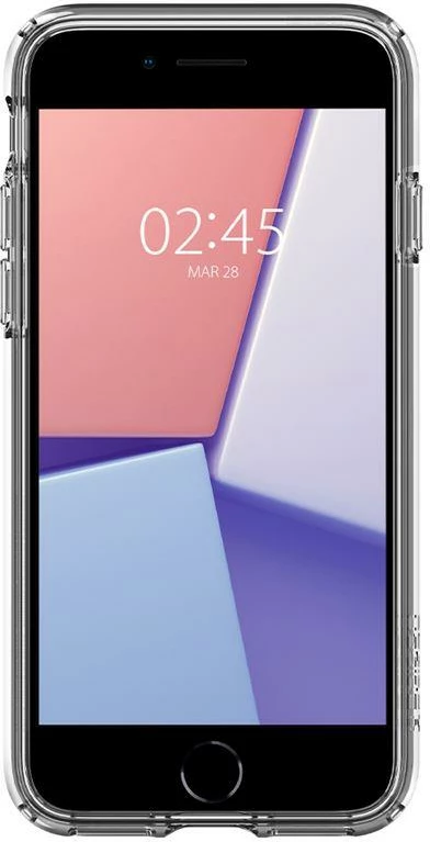 Mbështjellës Spigen Ultra Hybrid për iPhone 7 / 8 / SE (2020/2022), rezistent rënieve MIL-STD 810G, transparent