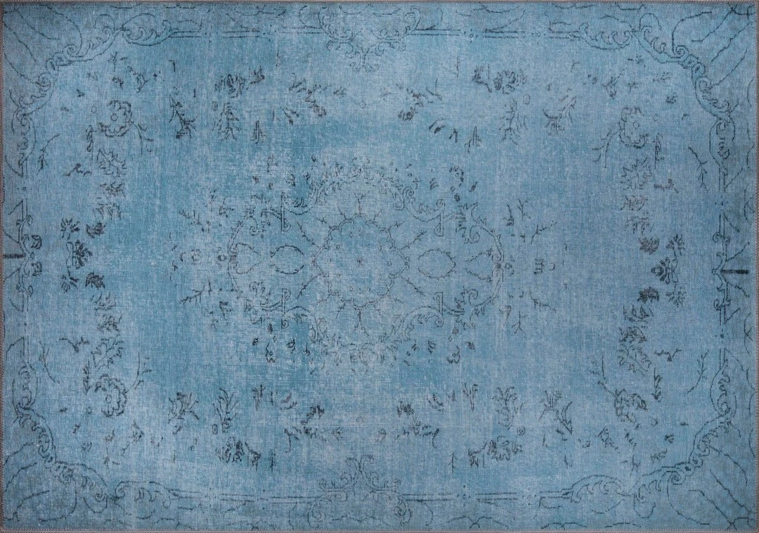 Qilim Conceptum Hypnose, Dorian Chenille, blu, 210x310cm