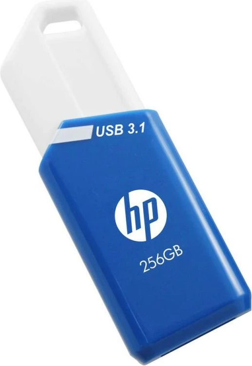 Pendrive HP HPFD755W-256, 256GB, USB 3.1, Kaltër/Bardhë