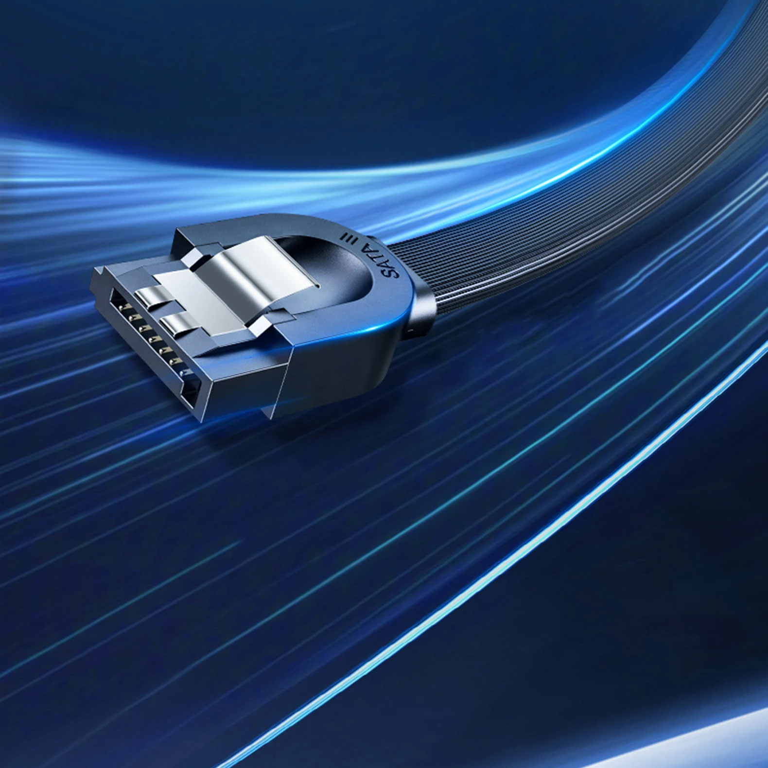 Kabllo SATA 3.0 me kënd Ugreen US217, 0.5m, e zezë