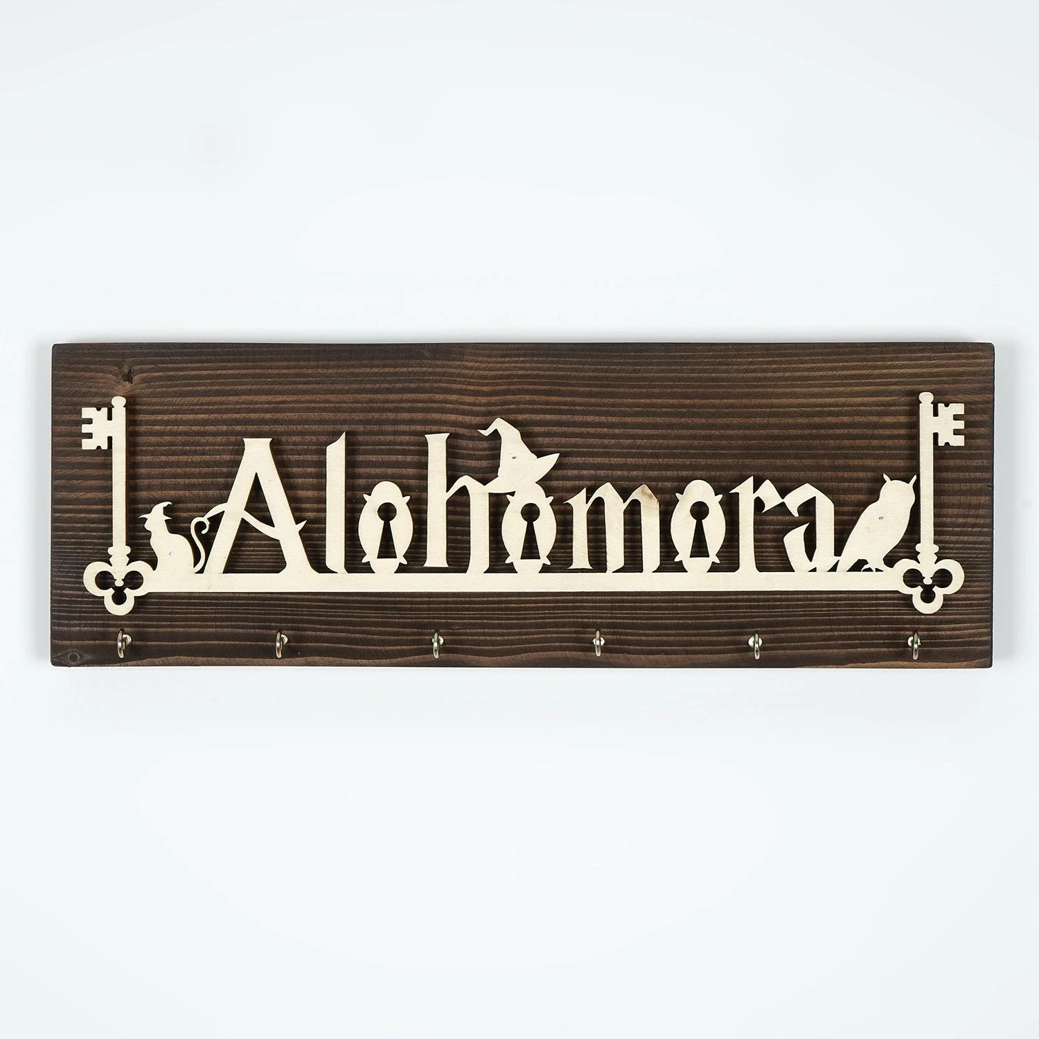 Mbajtës çelësash prej druri për mur, Wallity, LAZ157