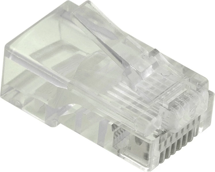 Konektor RJ-45 VALUE 21.99.3060, Cat5e, transparente, 10 copë