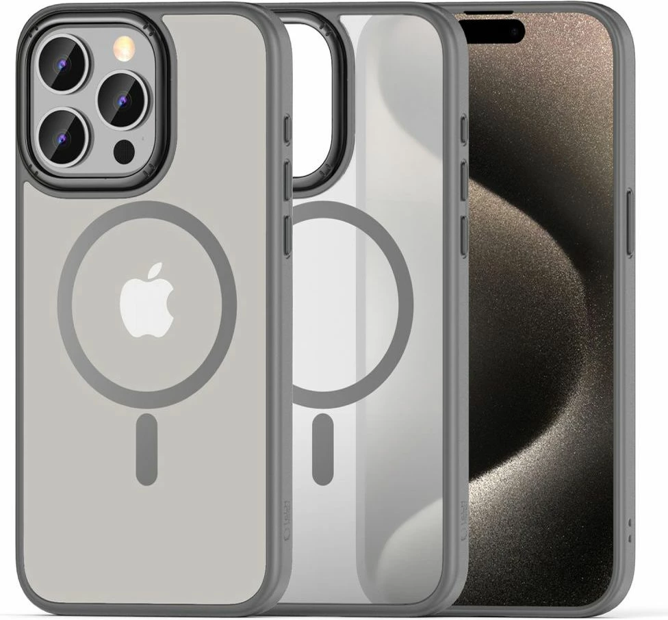 Mbështjellës Tech-Protect MagMat 2 për iPhone 15 Pro, MagSafe, titanium mat