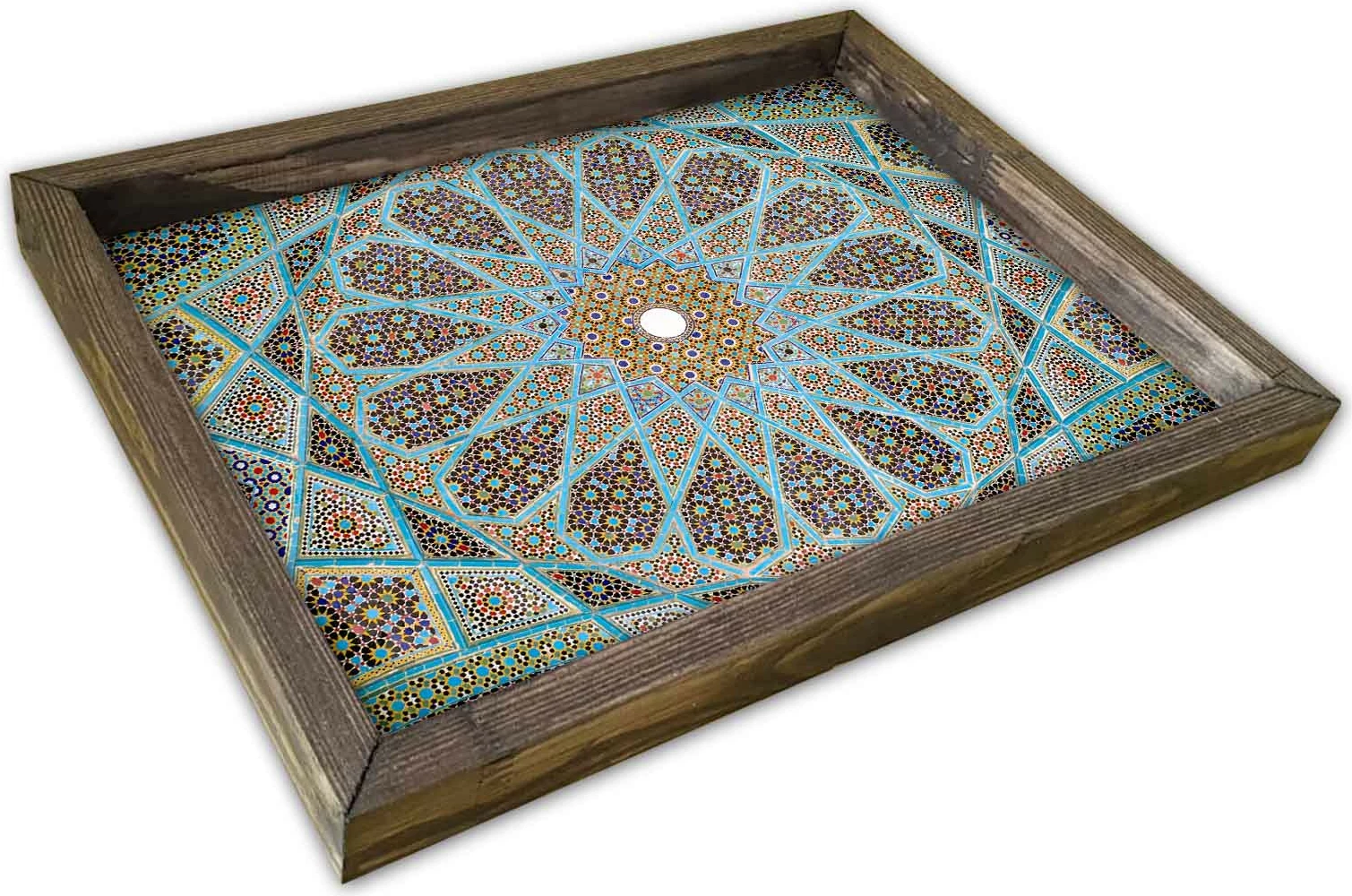 Tabaka dekorative Aberto Design, AT-032, shumëngjyrëshe, 30x40cm