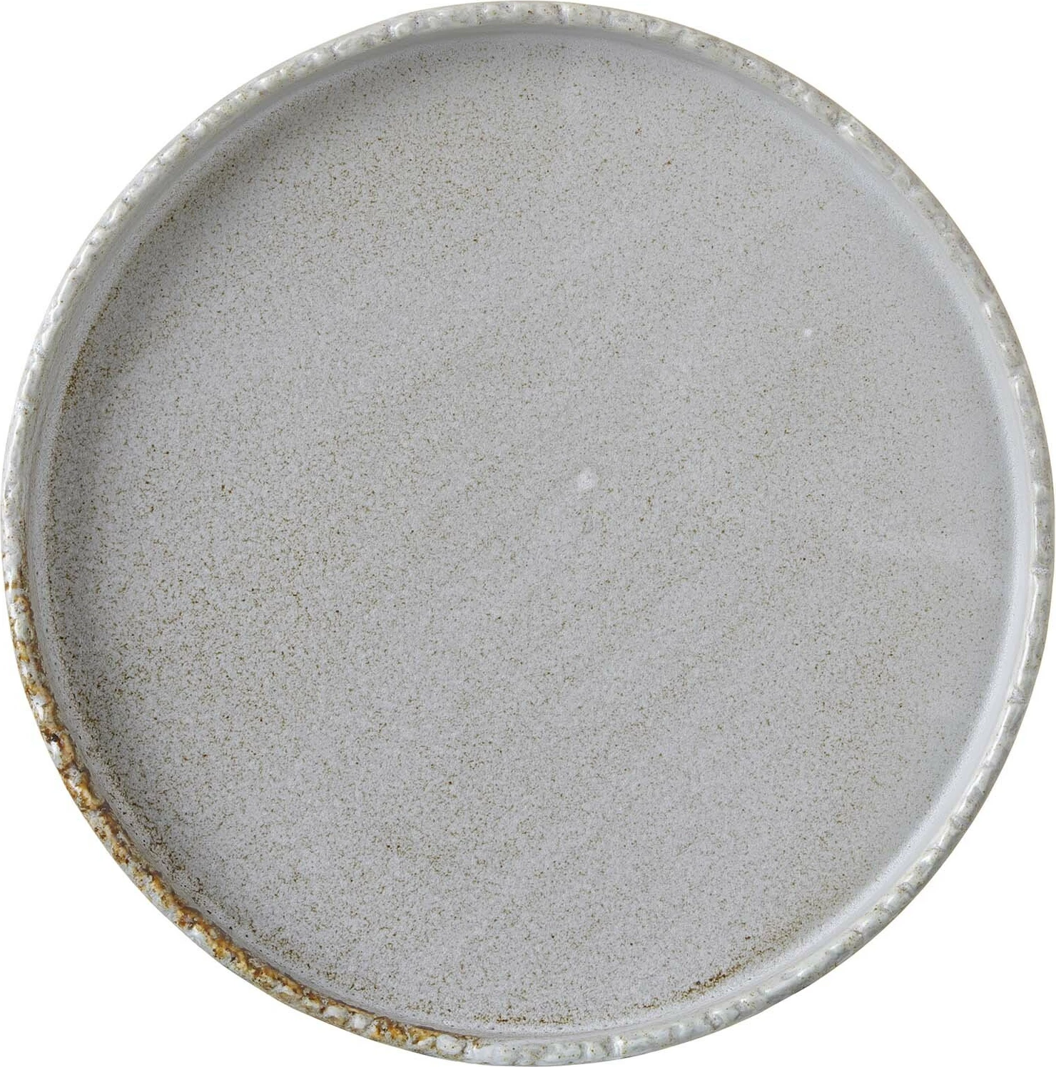 Pjatë e cekët Fine Dine Stark Ø270mm porcelan i vitrifi kuar, gri, set 3 copë