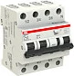 Ndërprerës diferencial me siguresë ABB DS203NCA-B16/0,03, 4P (3P+N), Tip A, 30mA, 6kA, gri