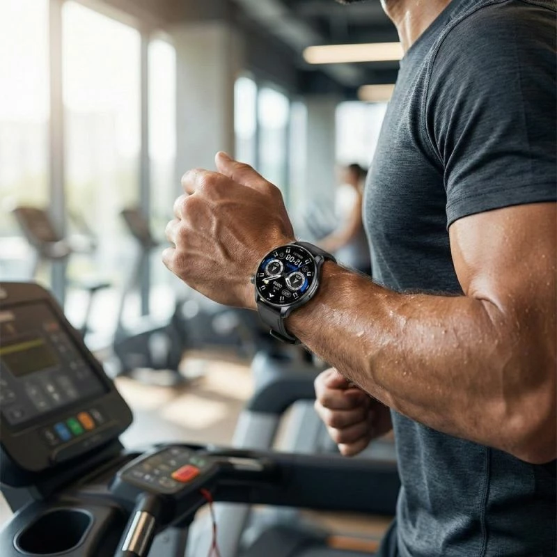 Smartwatch Gravity GT35-1, dy rripa, e zezë