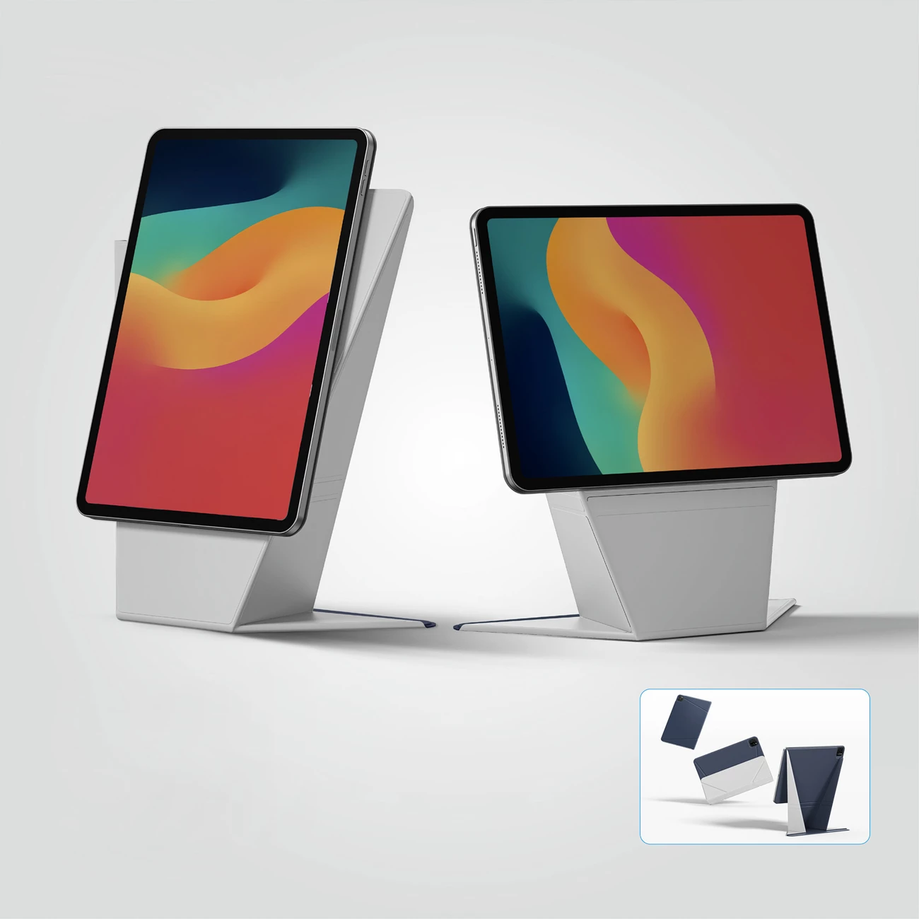 Mbështjellës tablet AmazingThing Matte Pro Mag Folio me qëndrim, magnetik, për iPad Air 11" (2025 M3), blu