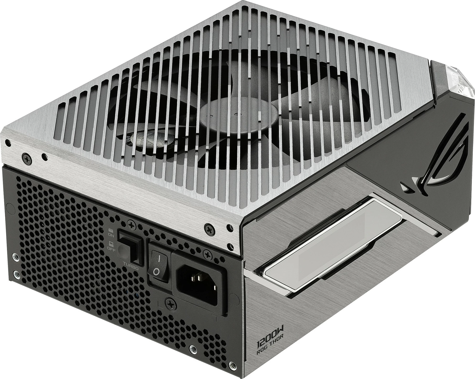 Furnizues rryme ASUS ROG Thor ROG-THOR-1200P3-G, 1200W, 80+ Platinum, ATX 3.1, fully modular, zi/argjend