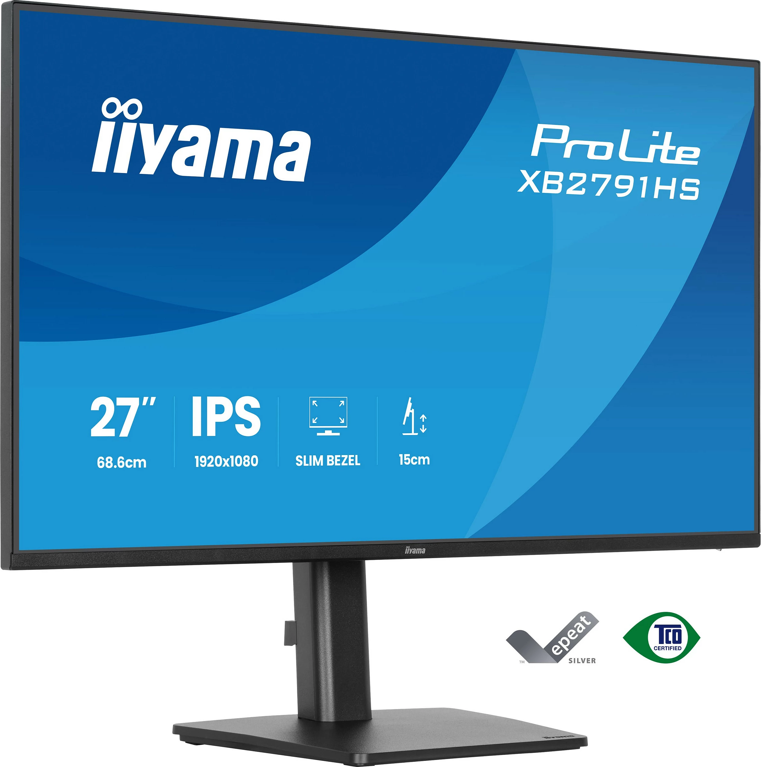 Monitor iiyama ProLite XB2791HS-B1 27" IPS Full HD 120Hz, i zi