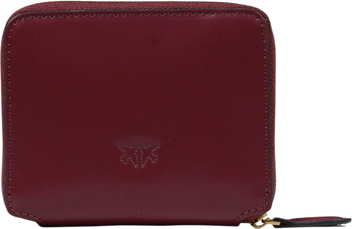 Portofol për femra Pinko Taylor Zip Around Vitello Seta 100249 A0F1, bordo