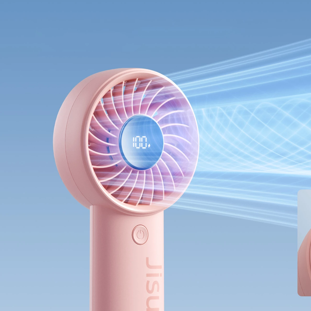Ventilator dore Jisulife Handheld Fan Life4, 3600mAh, USB-C, Rozë