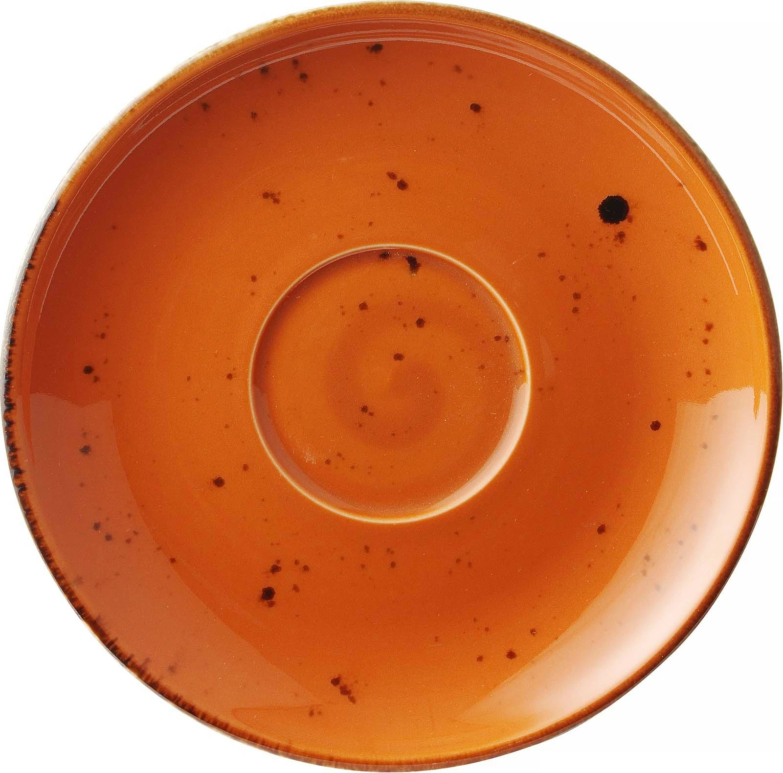 Nënfilxhan kafeje Fine Dine Dahlia, për filxhan 140 ml, Ø140 mm, set 6 copë, portokalli