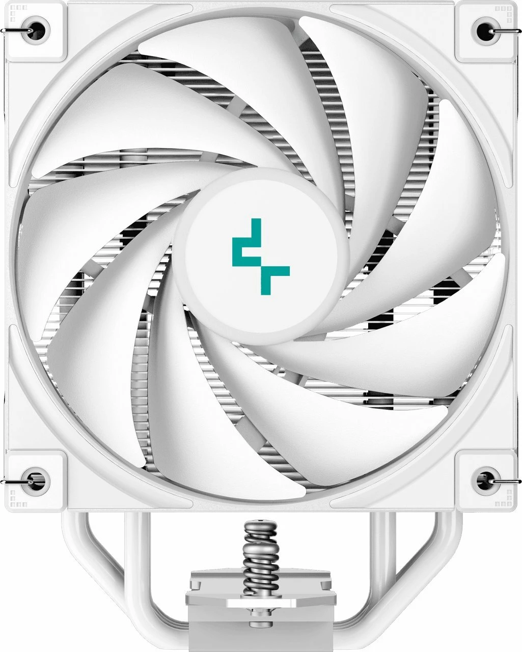 Ftohës CPU Deepcool AK400 Digital WH R-AK400-WHADMN-G 120mm ARGB, ekran digjital, 220W TDP, i bardhë