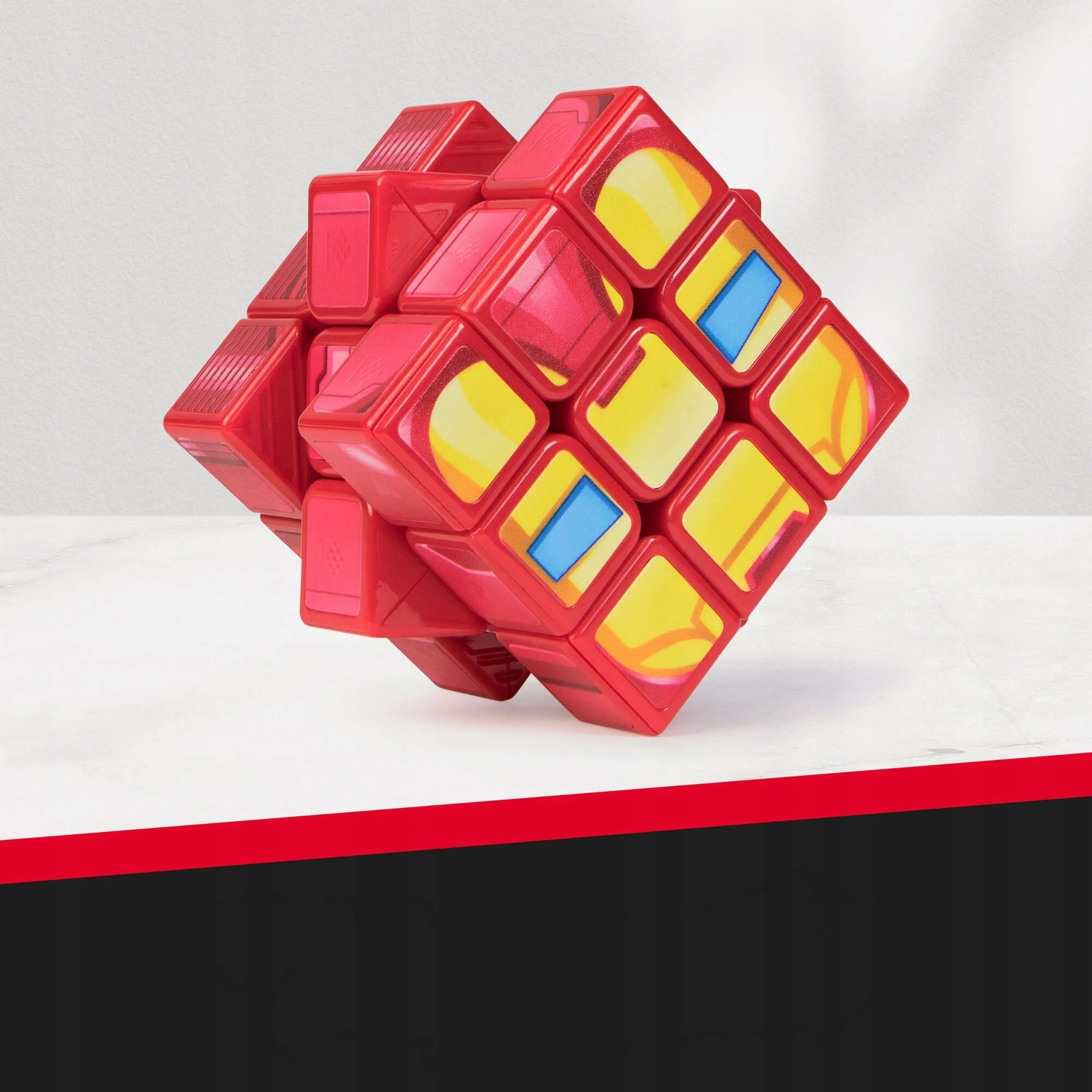 Kub Rubik's Rubik's Iron Man 3x3, set me bazë dhe trup figurine
