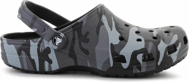 Atlete lifestyle Crocs Classic Camouflage Clog 211936-0DD, të zeza
