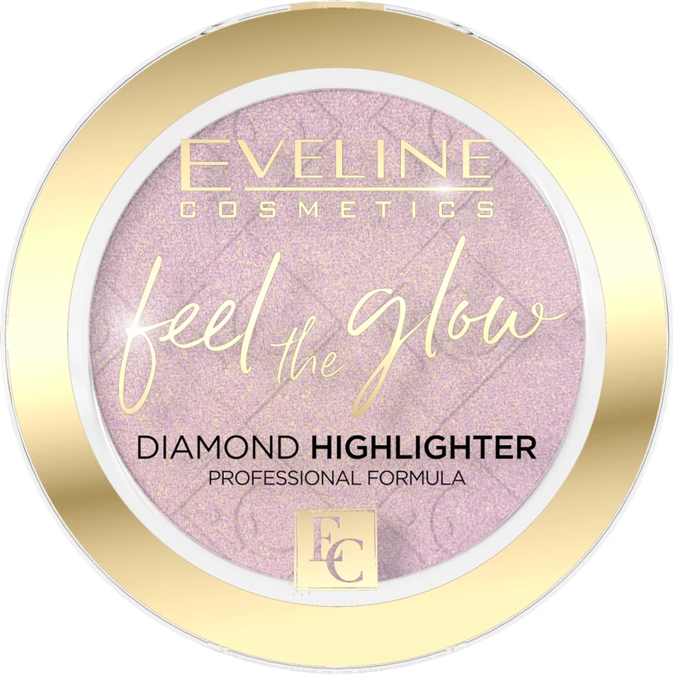 Highlighter Eveline Cosmetics Feel the Glow Stone 03 Rose Gold për femra 4.2g