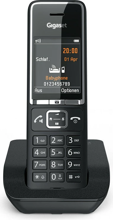 Telefon fiks pa kabllo Gigaset COMFORT 550, ekran 2.2", speakerphone, 200 kontakte, Caller ID, i zi