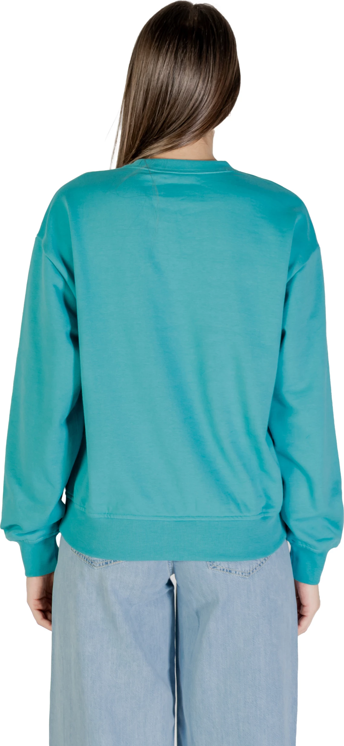 Duks për femra Calvin Klein Jeans LS Monologo French T LV047B234G, blu e çelët [Madhësia: M]