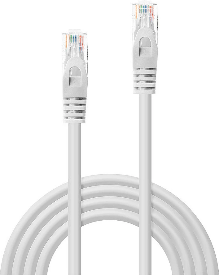 Kabllo rrjeti LINDY 48202, Cat6, 1m, RJ-45, e bardhë