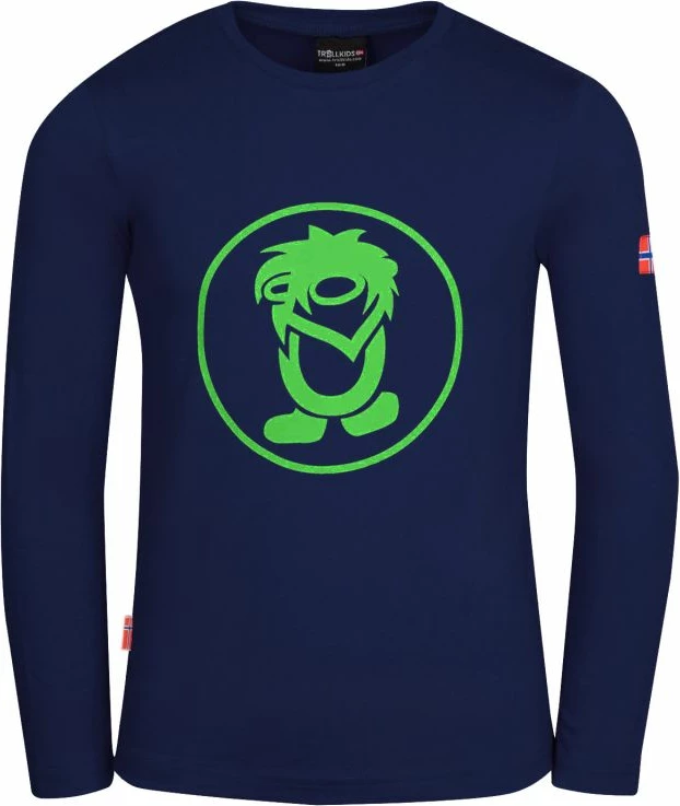 Maicë me mëngë të gjata për fëmijë Trollkids, e kaltër