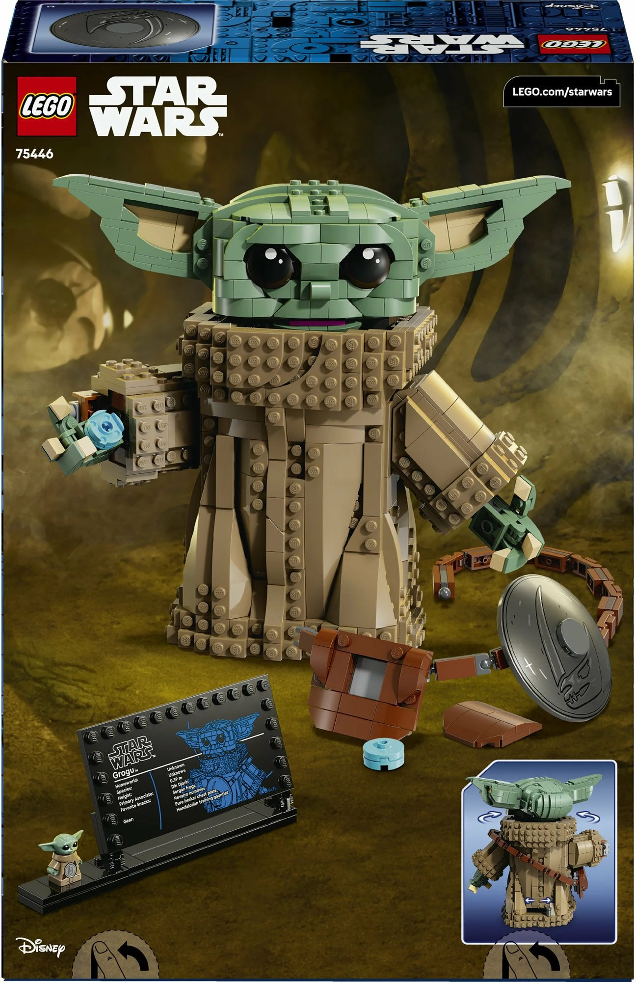 Set LEGO Star Wars Grogu (Mandalorian Apprentice) 75446, 1200 copë