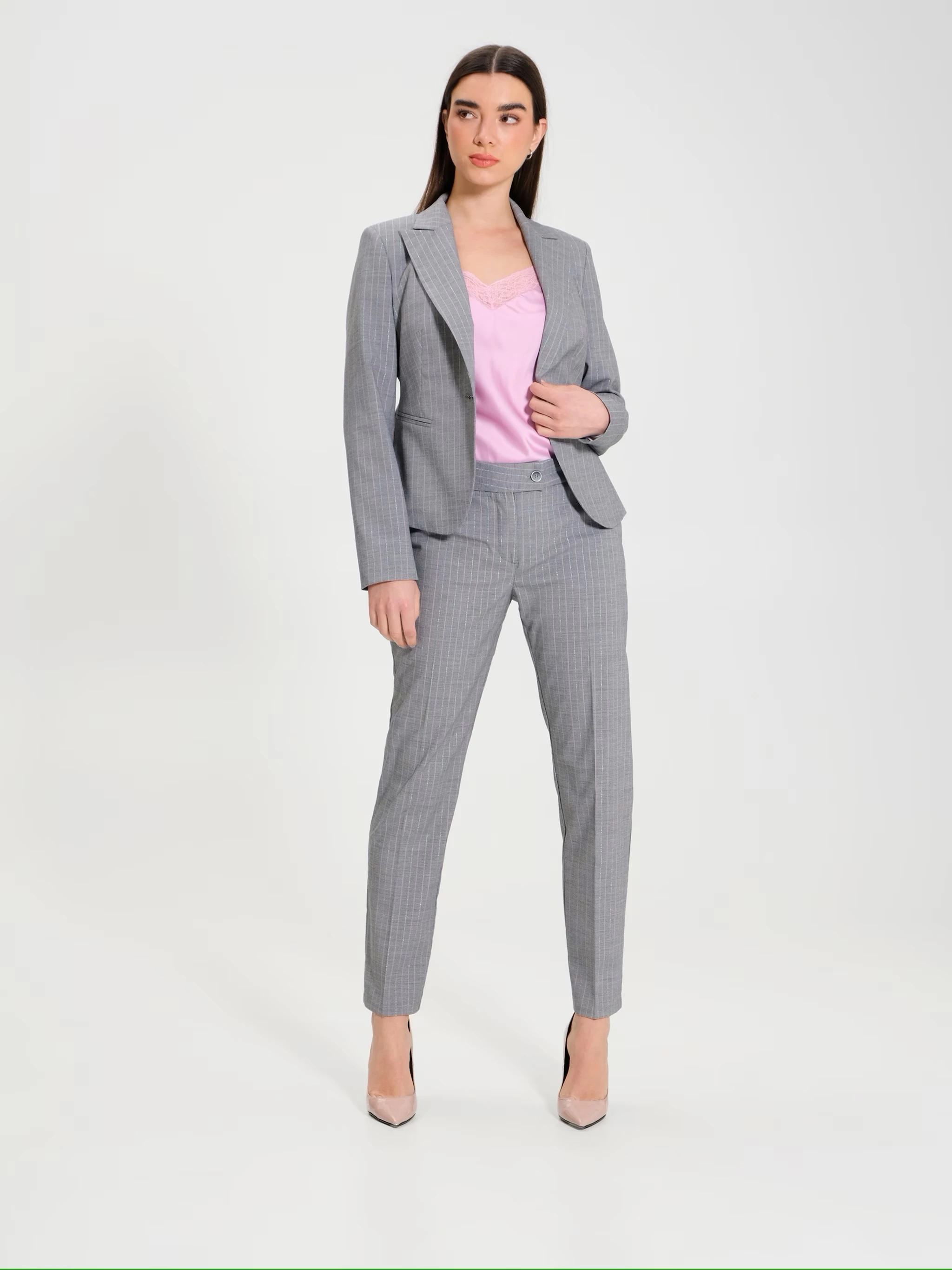 Pantallona elegante për femra Rinascimento CFC0117749003, rozë [Madhësia: XL]