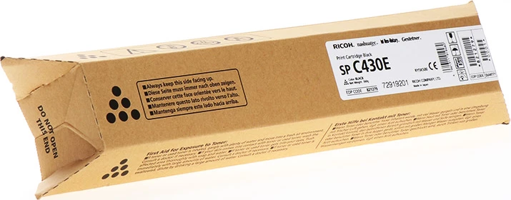 Toner Ricoh SP C430E 821279 rendiment 21000 faqe, i zi