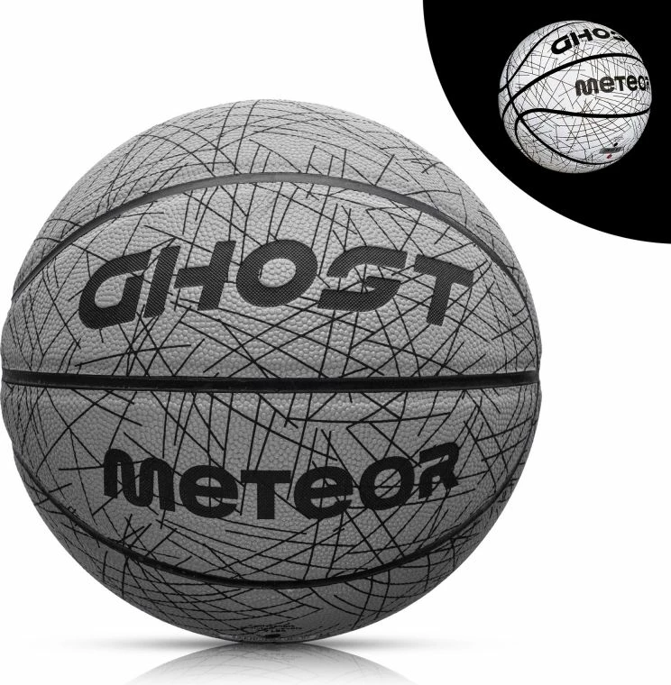 Top basketbolli Meteor, gri [Madhësia: Standarde]