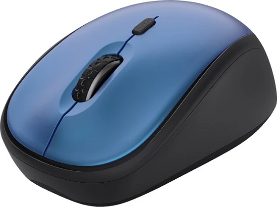 Maus wireless Trust Yvi+ Silent, 1600 DPI, RF 2.4GHz, djathtas, zi/blu