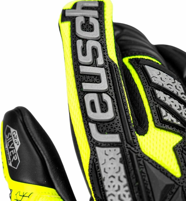 Dorëza për portier fëmijë Reusch, të zeza dhe të gjelbra