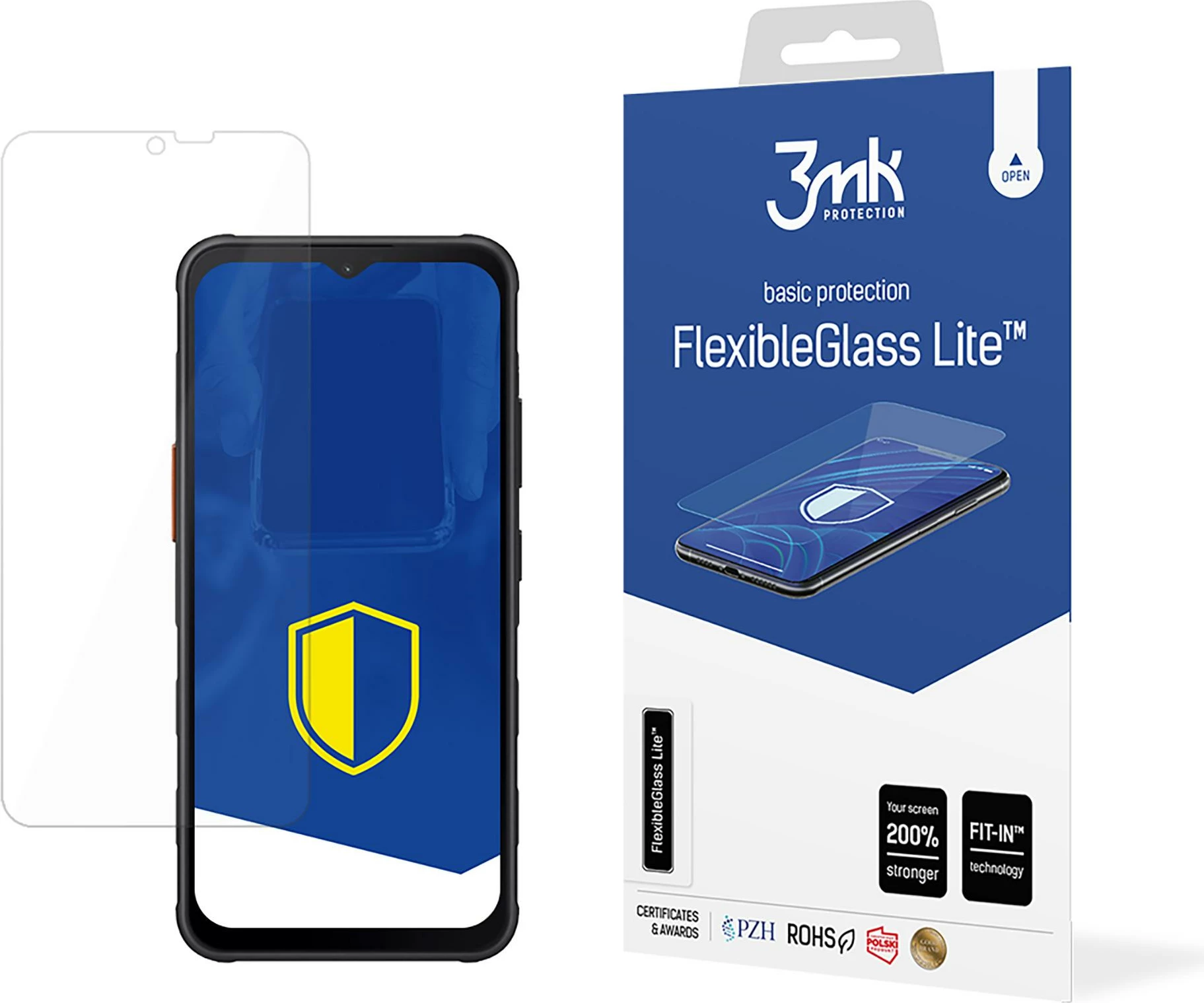 Xham hibrid mbrojtës për ekran, 3mk Protection FlexibleGlass Lite për Samsung Galaxy XCover 7