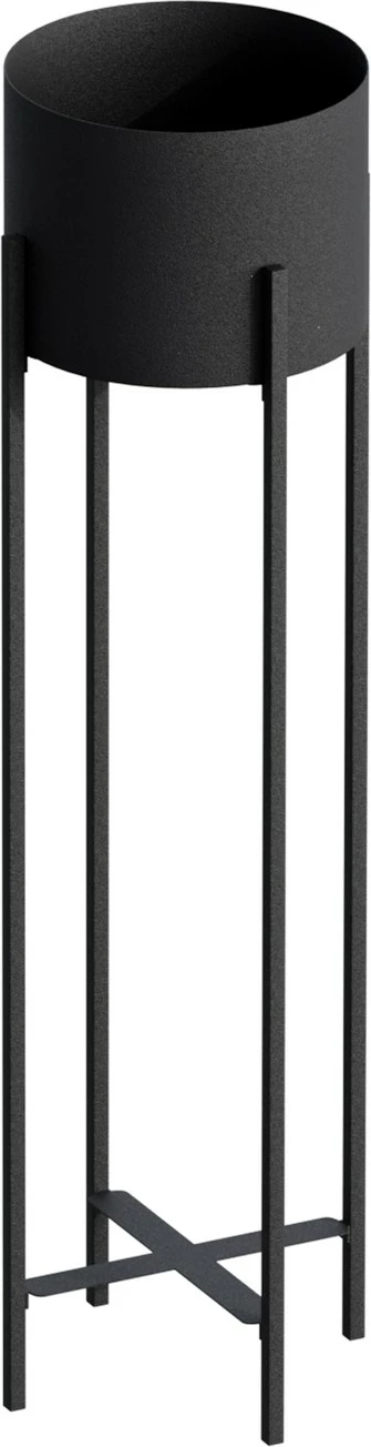 Vazo dekorative, metal i zi, Aberto Design, GED-025