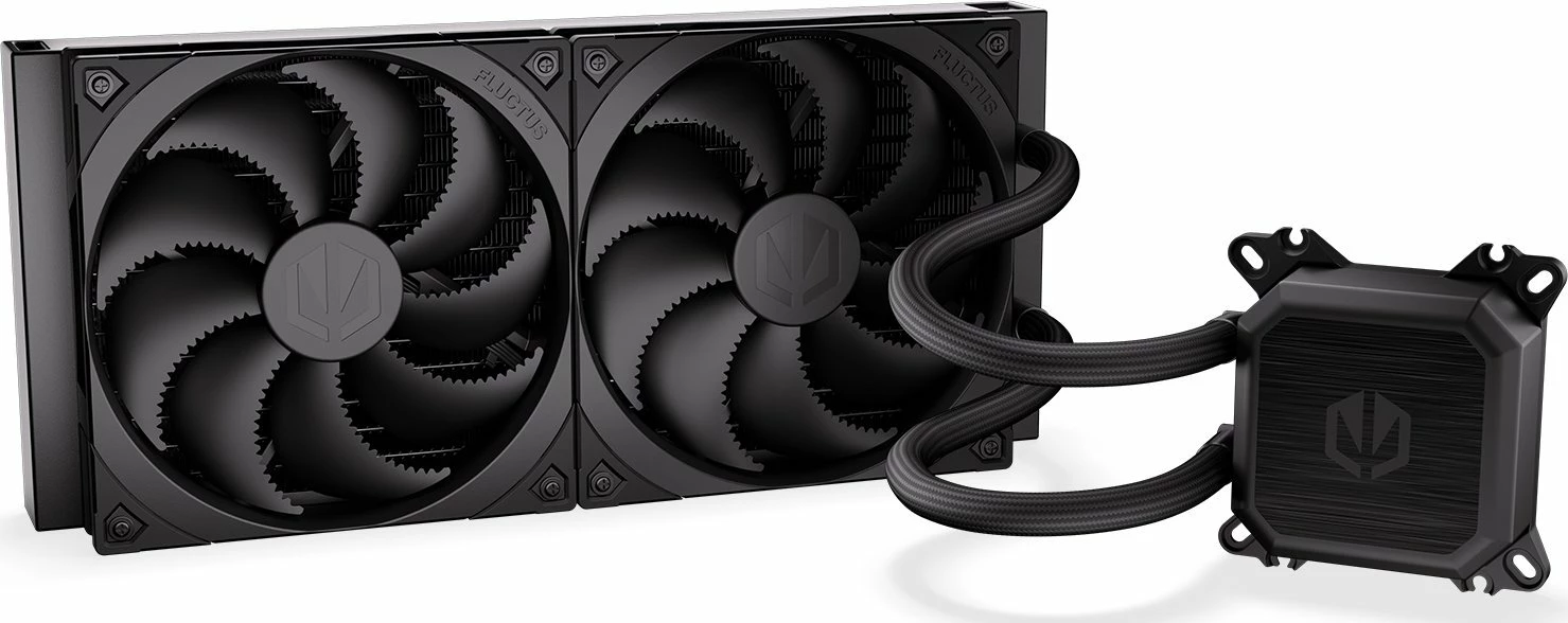 Ftohje me ujë AIO Endorfy Navis F280 (EY3B002), radiator 280 mm, 2x140 mm PWM, e zezë