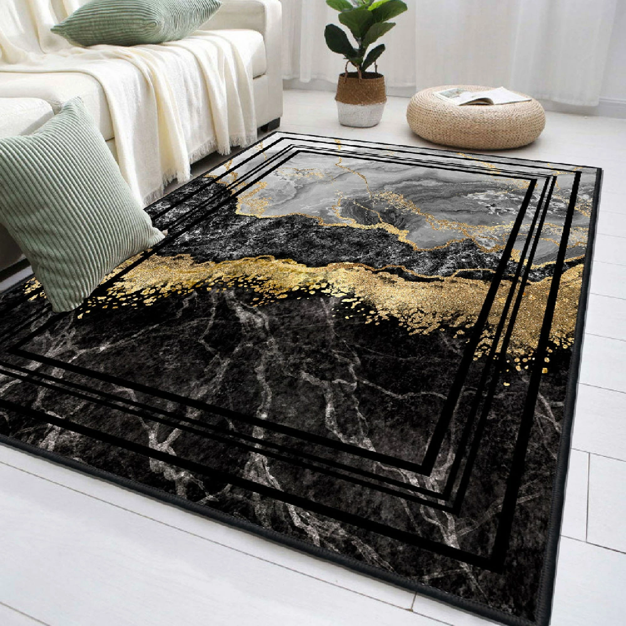 Qilim Velvet Conceptum Hypnose, shumëngjyrësh, 120x180cm, Els2375-2