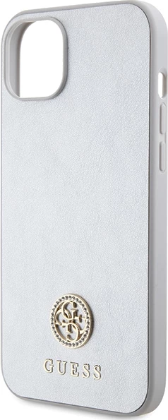 Mbështjellës Guess GUHCP15MPS4DGPS për iPhone 15 Plus 6.7", argjendtë