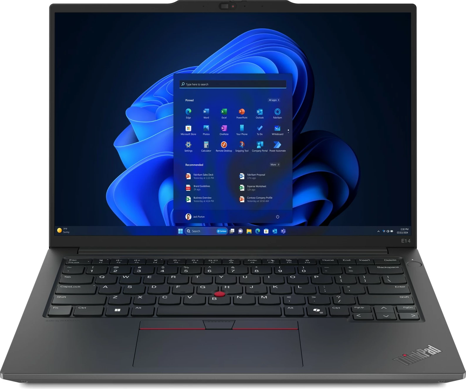 Kompjuter Lenovo ThinkPad E14 E6 CU7, 32GB RAM, 1TB SSD, Windows 11 Pro, i zi