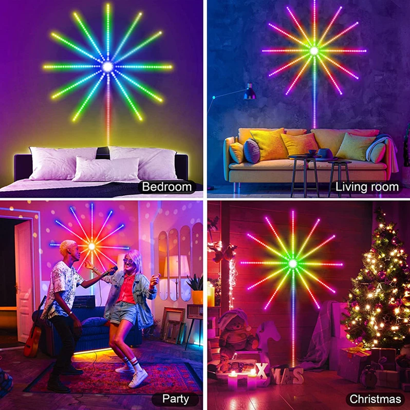 Drita LED Tech Time WIFI RGBIC Firework Strip LED Strip Light