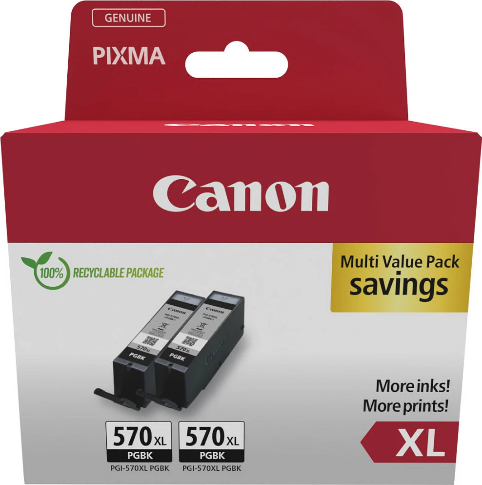 Kartush boje Canon 0318C010 PGI-570XL PGBK, XL, e zezë