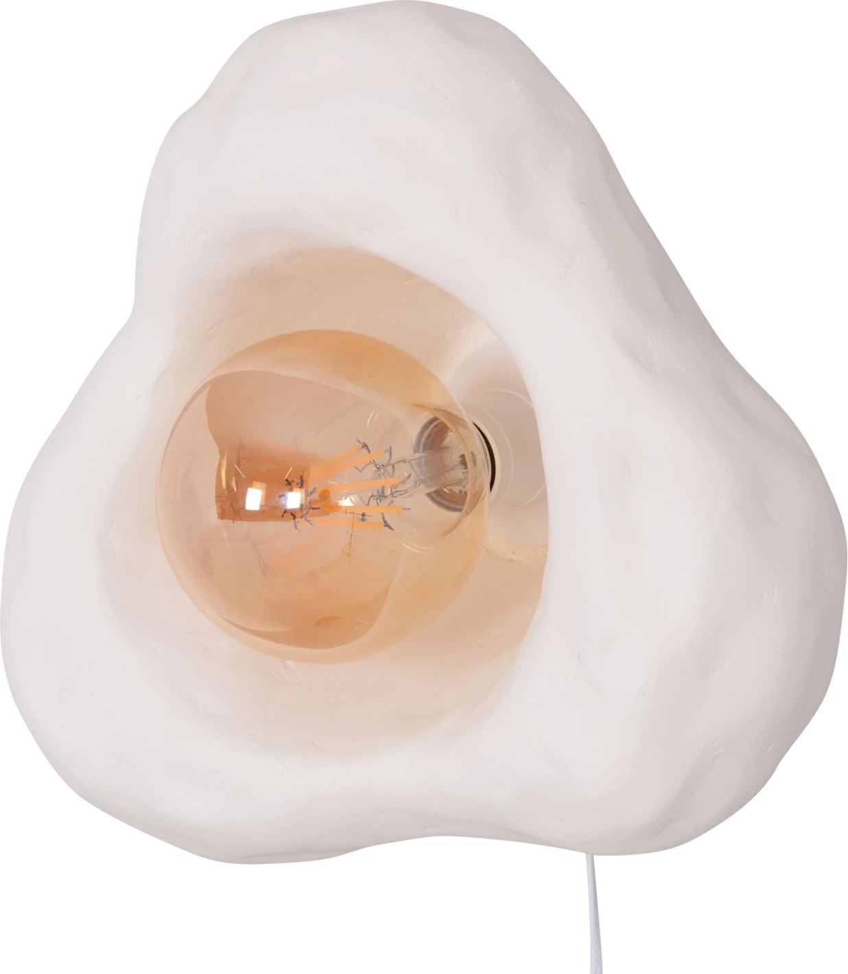 Aplik muri LUXON, çimento fibrash, e bardhë, FH4701.02S, 28x15x25cm