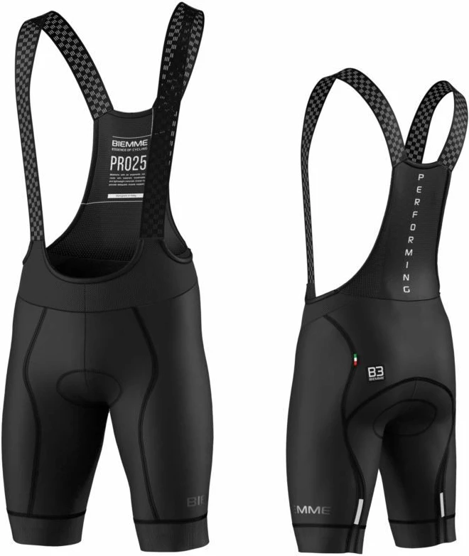 Shorce biçiklete Biemme për meshkuj, të zeza