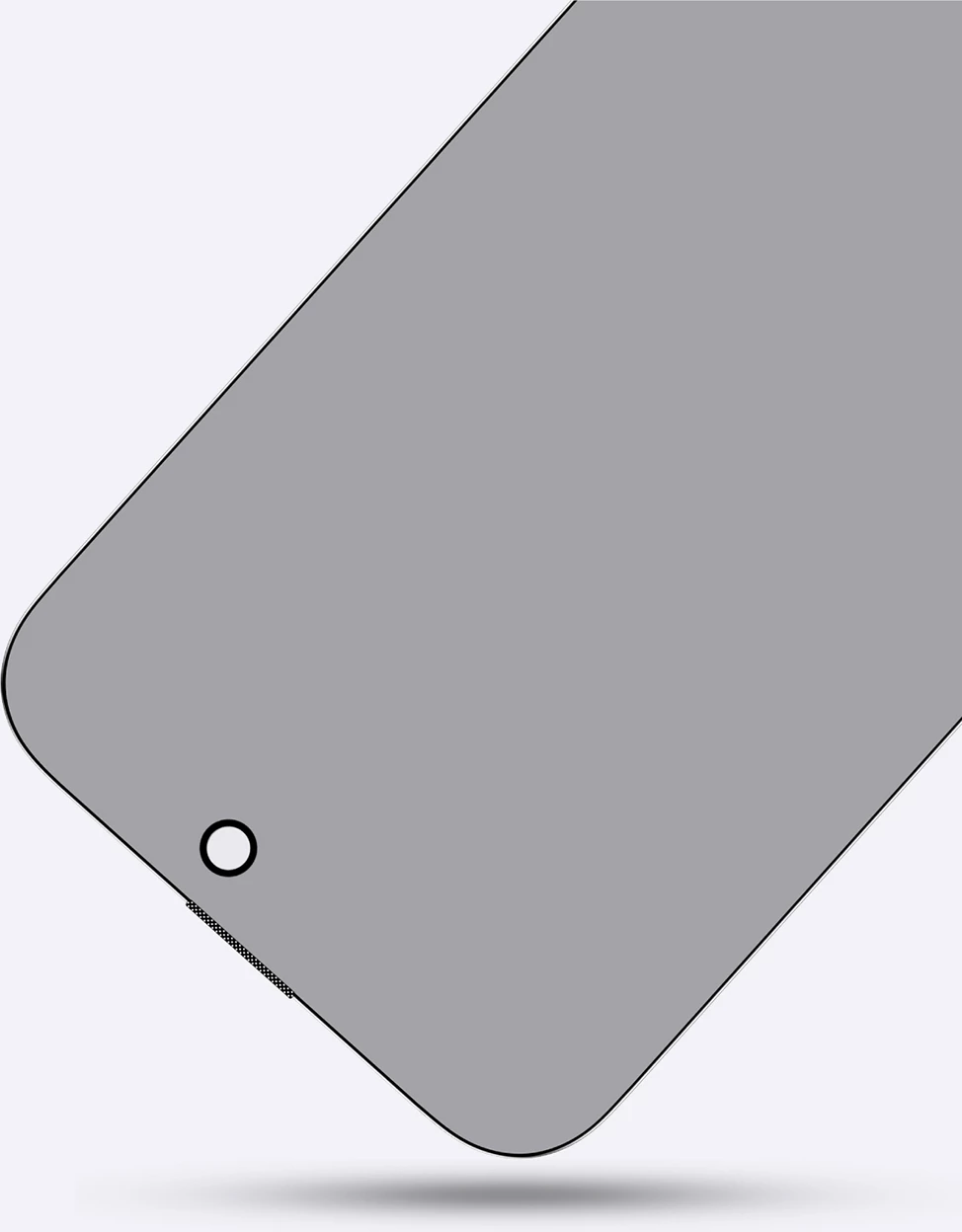 qelq i temperuar privatësie, AmazingThing, Titan Privacy Glass për iPhone 16, 330µm, 9H, kënd shikimi ±28°, i errësuar