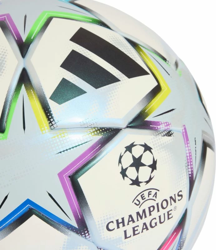 Top futbolli adidas UCL League J350 KE9768, bardhë/kaltër [Madhësia: 4]
