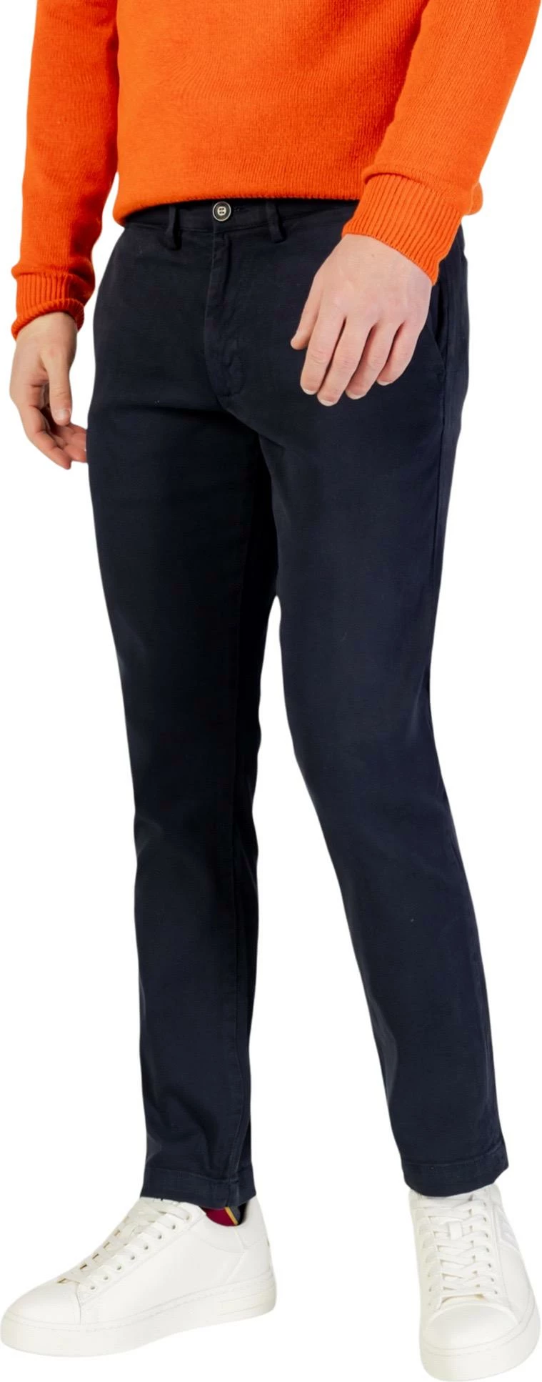 Pantallona chino për meshkuj Borghese 5WPA01 11CO101, të kaltra [Madhësia: XS]