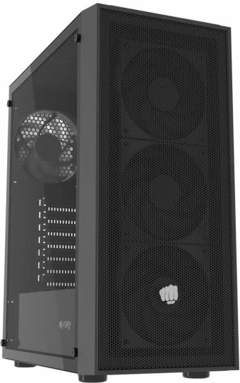 Kuti kompjuteri FURY SHOBO SH8F midi tower me dritare, e zezë
