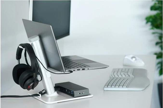 Kufje Kensington H2000 USB-C, me kabllo, për zyrë/qendër thirrjesh, të zeza