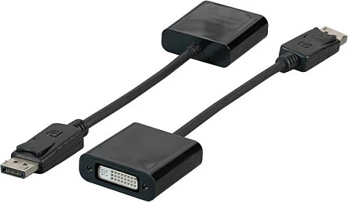Adapter DisplayPort EFB Elektronik, DP mashkull në DVI 24+5 femër, 1080p, i zi